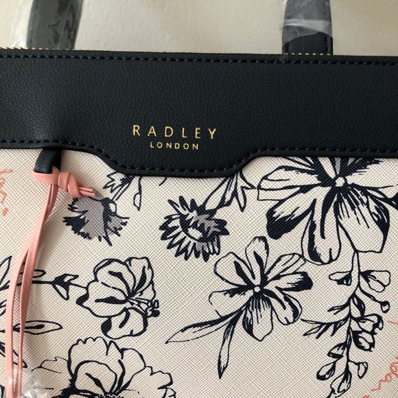 RADLEY LONDON SKETCHY FLORAL MEDIUM ZIP-TOP BACKPA - Picture 10 of 13